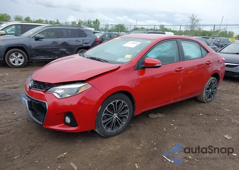 2016 Toyota Corolla S Plus z USA, uszkodzony, nr VIN 5YFBURHE8GP429839